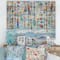 Designart - Jewelry of Sea Shell and Beads - Traditional Print on Natural Pine Wood